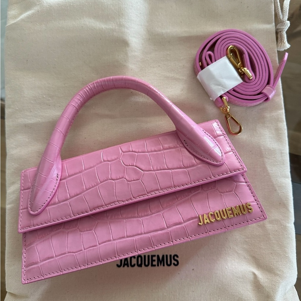 Le Chiquito long embossed, pink